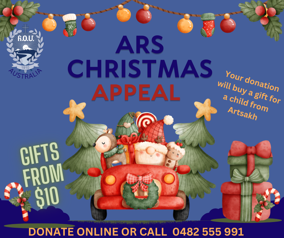 Armenian Relief Society of Australia A Humanitarian Organisation Facebook Post Amanor Flyer 2023